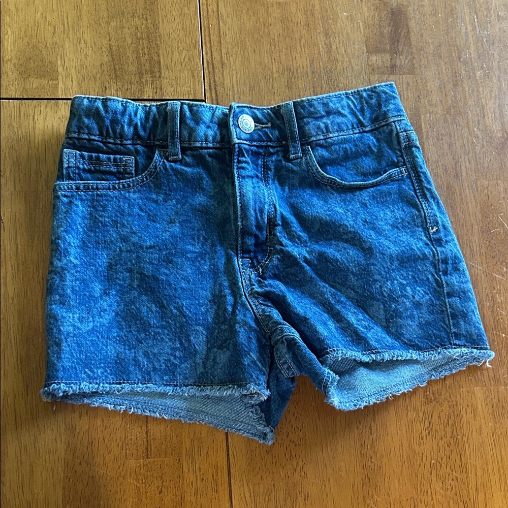 Gap size 10 high waist jean short with adjustable waist